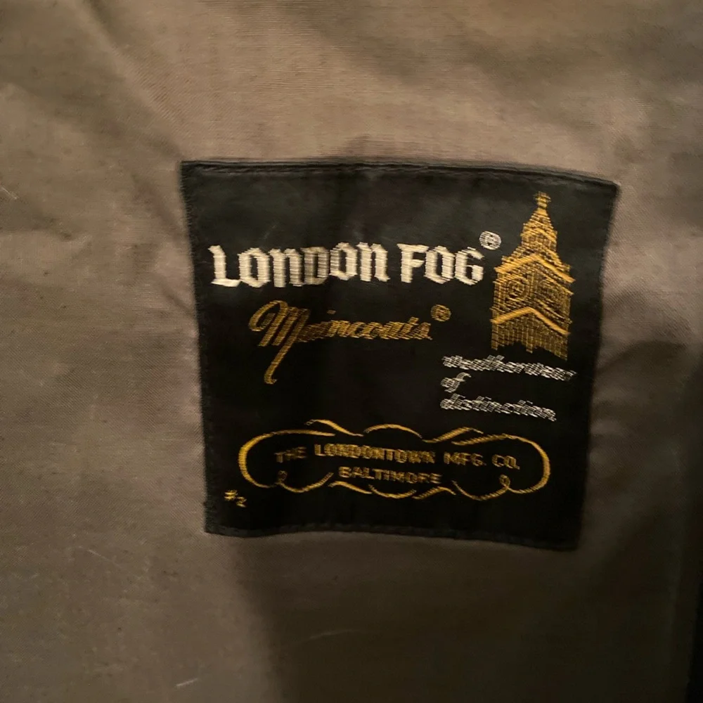 London fog trenchcoat
